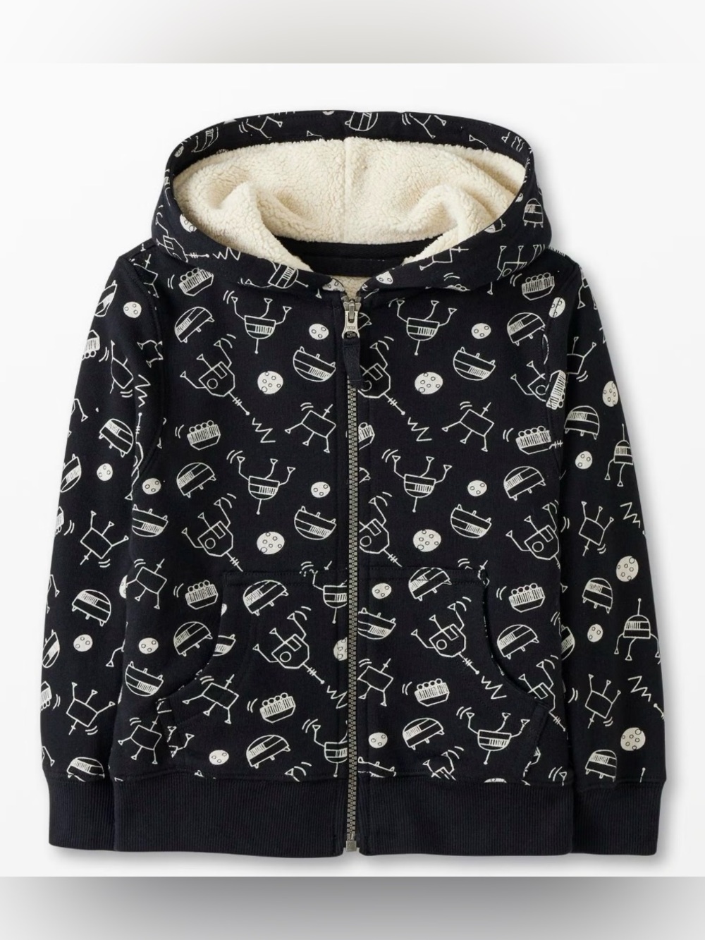 Hanna Andersson Space Explorer  Zip-Up Hoodie